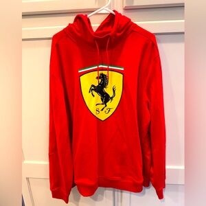 Puma Sf Race Colored Shield Pullover Hoodie Mens Red